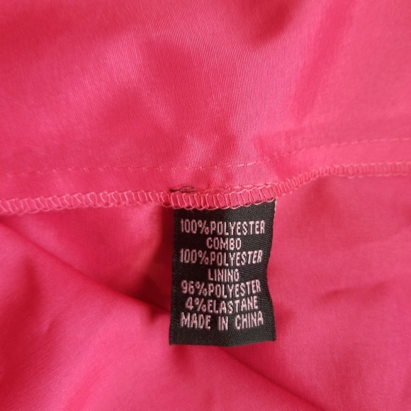 Aqua Dresses Fuchsia Long Strapless Chiffon Size 4 - Picture 4 of 8